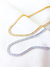 Colar Riviera baguete - comprar online
