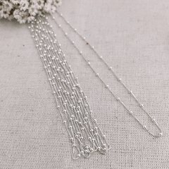 CORRENTE VENEZIANA FIO 1 COM BOLINHAS 2MM 40CM