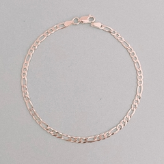 Pulseira masculina 3x1 elos 3mm