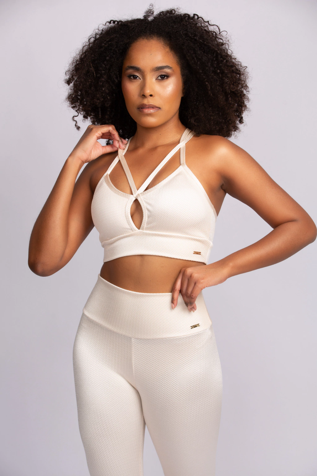 Conjunto Fitness Off white