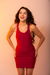 Fitness Vestido Short Vermelho na internet