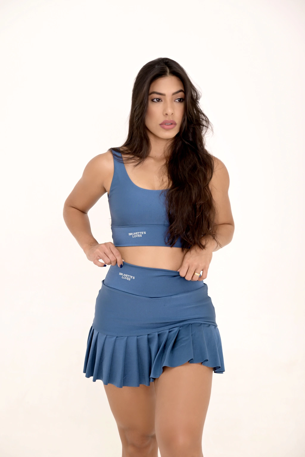 Conjunto Short Saia Galáxia