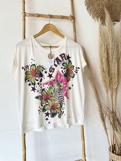 Remera star Flower en internet