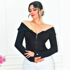 Sueter con cremallera frontal - comprar en línea