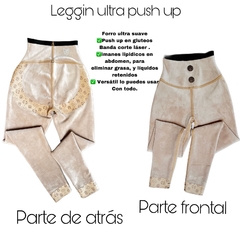 Legging afelpado push up alto - comprar en línea