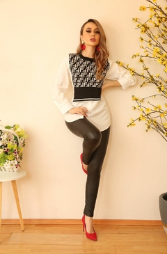 Legging faja vinipiel - itdress