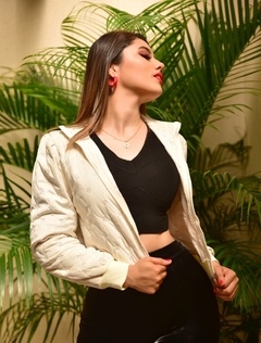 Chamarra Melanie terciopelo - tienda en línea