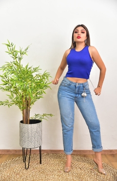 Blusa cordones - tienda en línea