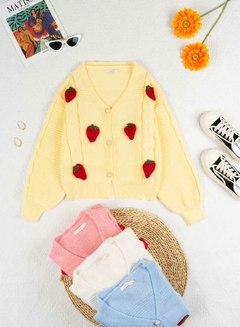 Cardigan fresas