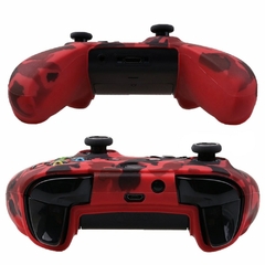 Para Xbox One XS Controller Gamepad Camo Capa de Silicone Pele Grip Capa Protetora para Xbox One Joystick Fino - shoppsantoandre