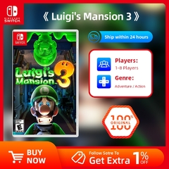 Nintendo Switch Ofertas de jogos Luigi Mansion 3 Stander Edition - jogos Cartridge Physical Card Luigi's Mansion 3 - loja online