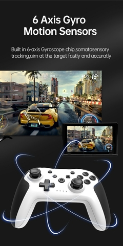 Comando sem fio original bluetooth para nintendo switch pro pc ps3 joystick gamepad nfc profissional gamepad sem atraso - comprar online