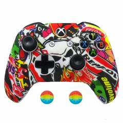 Para Xbox One XS Controller Gamepad Camo Capa de Silicone Pele Grip Capa Protetora para Xbox One Joystick Fino