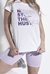 Remera NEVER STOP blanca