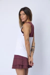 Regata Chiara Branca e Bordô - comprar online