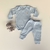 Body manga longa azul + calça - Coleção Baby Básico – ALGODÃO EGÍPCIO - comprar online