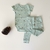 Conjunto body curto + calça cool - Coleção Hillo - Verde - ALGODÃO PIMA - comprar online