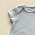 Macacão curto azul - Coleção Baby Básico – ALGODÃO EGÍPCIO - bee hi