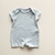 Macacão curto azul - Coleção Baby Básico – ALGODÃO EGÍPCIO - comprar online