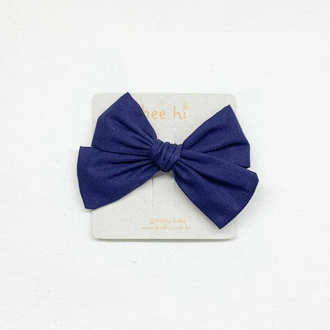 Laço Alice Azul Marinho - Tecido Tricoline - comprar online