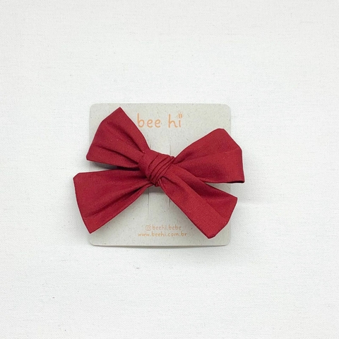 Laço Alice Vermelho - Tecido Tricoline - comprar online