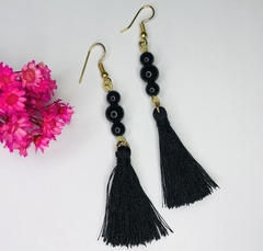 brinco biju tassel