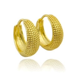 brinco argolinha folheada - comprar online