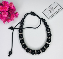 pulseira strass biju