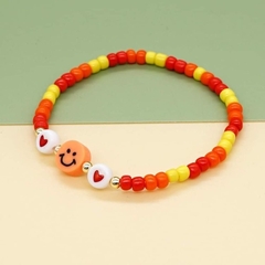 pulseira miçangas fimo emoji