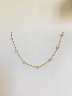 Choker folheada premium