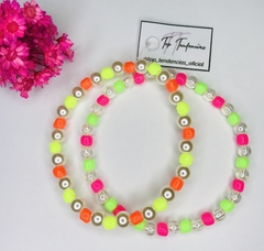 kit pulseira neon