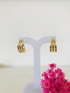 argola folheada - comprar online