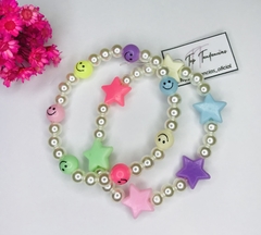kit pulseira perola