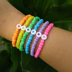 kit pulseiras coloridas