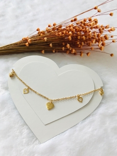 pulseira folheada