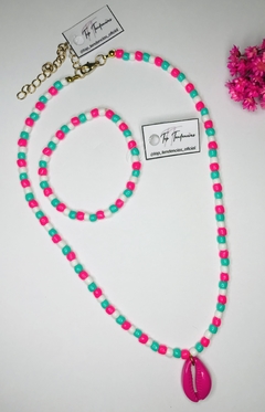 kit colar e pulseira