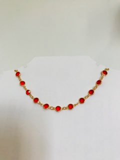 Choker folheada premium