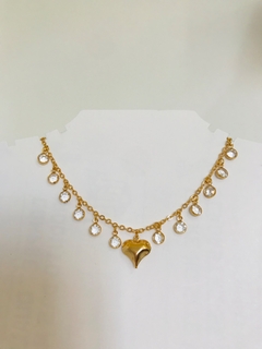 choker folheada premium