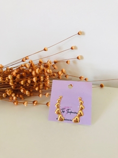 brinco ear cuff folheado premium
