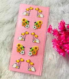 Adesivo 3D para unhas