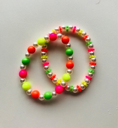 kit pulseiras neon