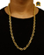 CORRENTE BANHADA: CADEADO QUINA 8MM - Gold Importts