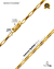 CORRENTE BANHADA: TIJOLINHO 4MM - Gold Importts