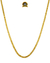 CORRENTE BANHADA: CADEADO DUPLA 3MM - Gold Importts