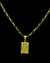 CONJUNTO: CORRENTE TIJOLINHO 2MM + PINGENTE SALMO 23 P - comprar online