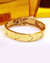 BRACELETE BANHADO: CHAPINHA LISO 13MM - Gold Importts