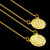 Escapulário São Bento - Veneziana 1.2mm - Medalha 1,2x1,2cm - 70cm - Banhados a ouro 18K - Garantia de 01 ano