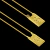 Escapulário Estrela de Davi | Chai - Veneziana 1.2mm - Medalha 1,0x1,4cm - 60cm - Banhados a ouro 18K - Garantia de 01 ano
