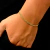 Pulseira Grumet Elo Duplo - Fecho gaveta - 2mm - Banhado a ouro 18K -