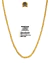 Imagem do CONJUNTO BANHADO: CORRENTE + PULSEIRA INDIANA 4MM